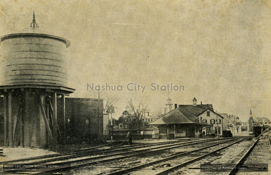 Postcard: Railroad Station, Pascoag, Rhode Island